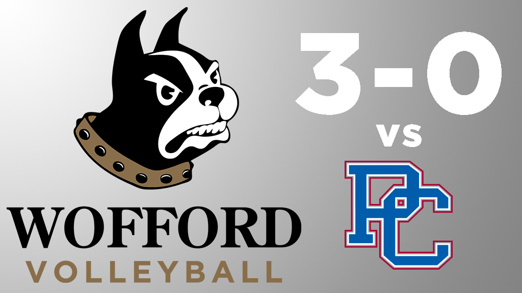 Wofford defeats PC 3-0.