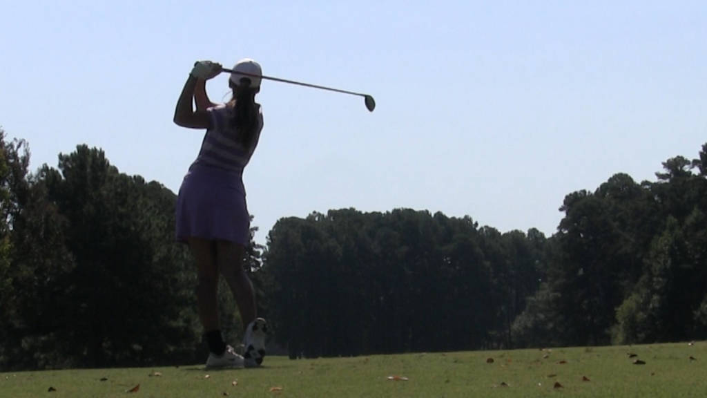 The Paladins hold a nine stroke lead in the 2014 Lady Paladin Invitational.