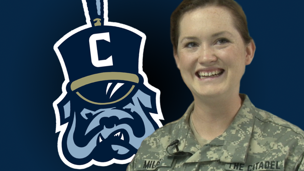 Meet Amber Mills, Captain of the Rifle Team at the Citadel