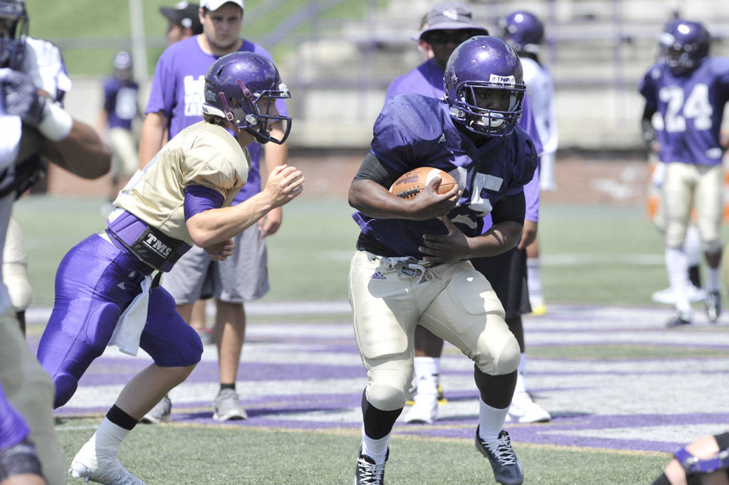 Football Scrimmage Highlights: August 12, 2015 